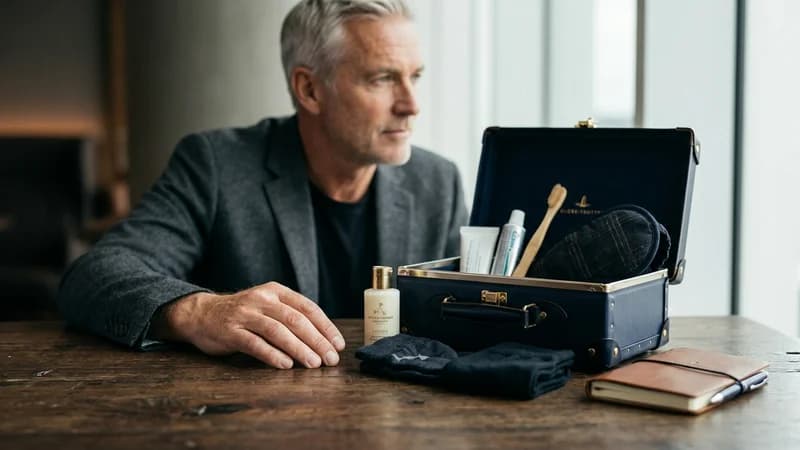 Globe-Trotter amenity kit contents