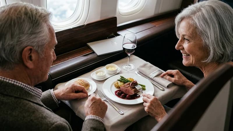 Airline A meal