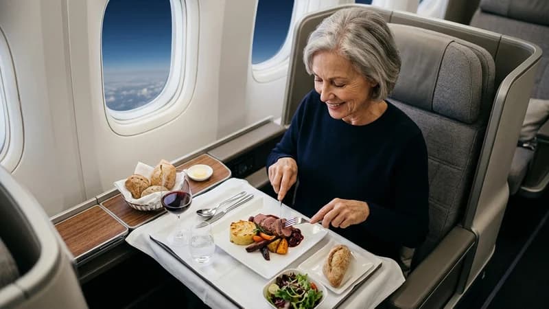 Airline A meal