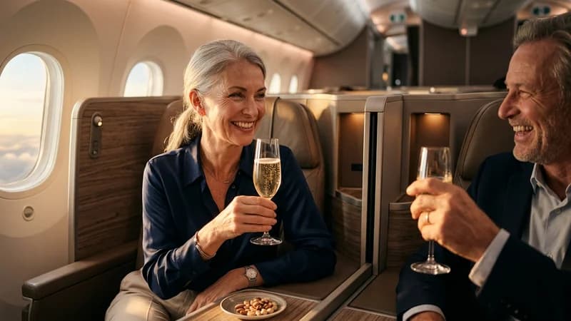 Luxury business class cabin