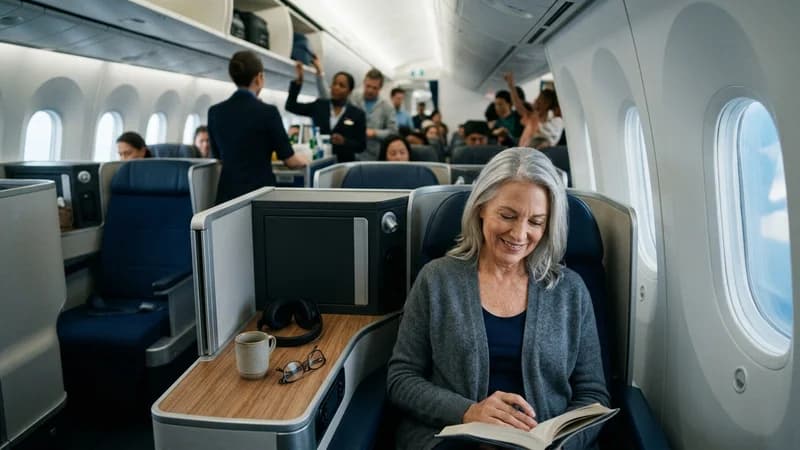Serene business class suite