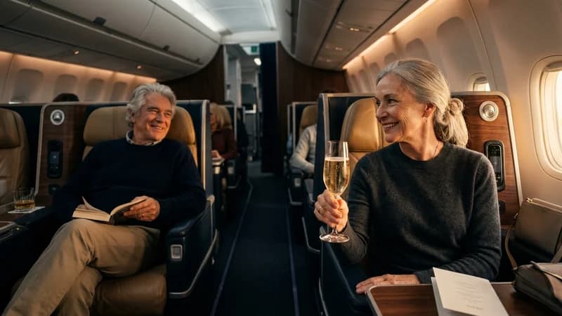 Luxury business class cabin