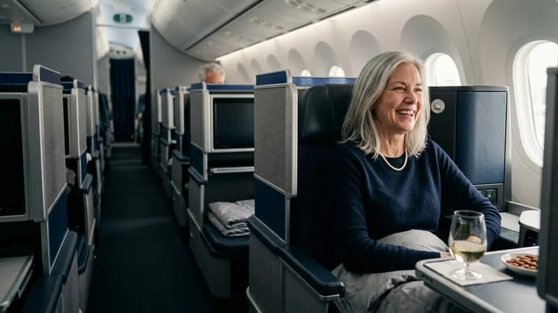 United Polaris cabin