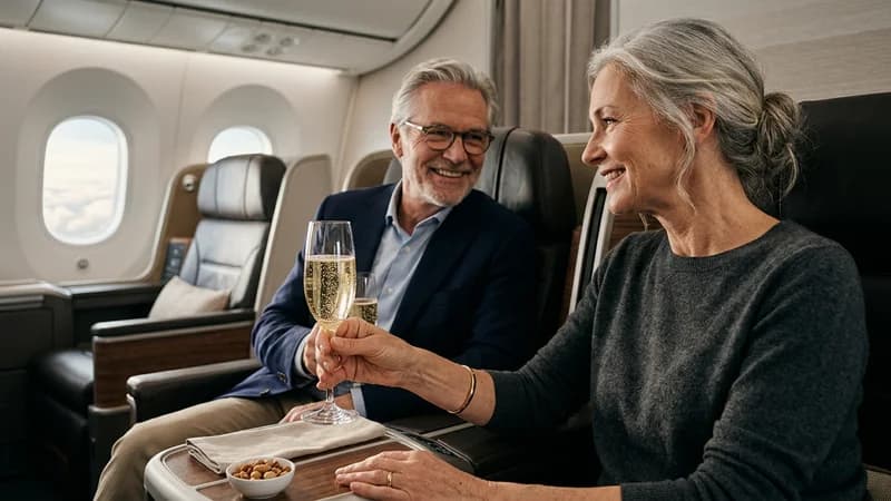 Luxury business class cabin