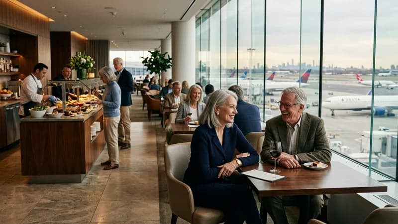 Atlanta or JFK lounge