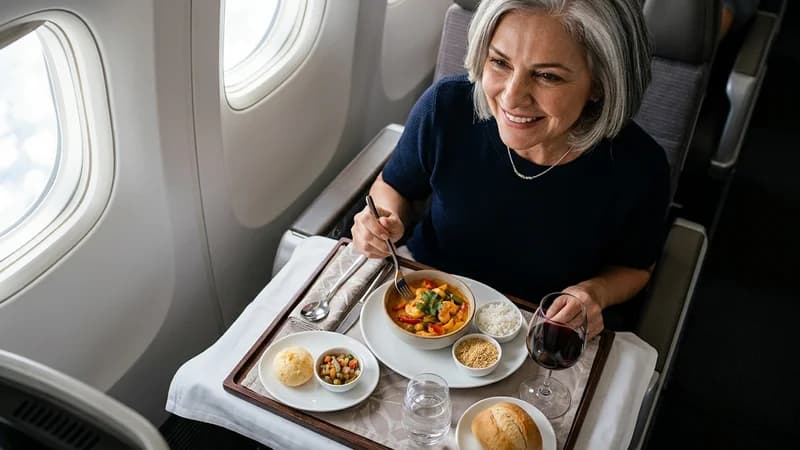 Business class Brazilian cuisine