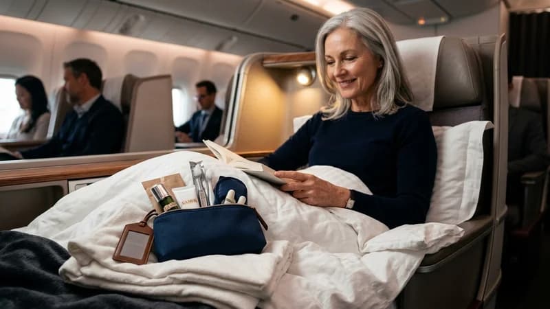Business class amenities