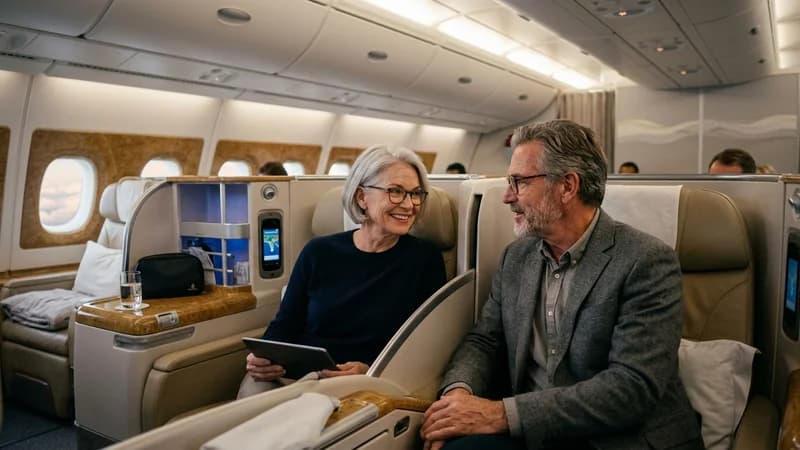 Emirates 777 or A380 cabin