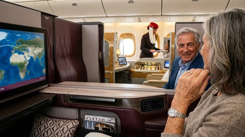 Airline A cabin