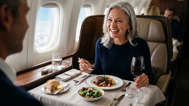 Airline A meal