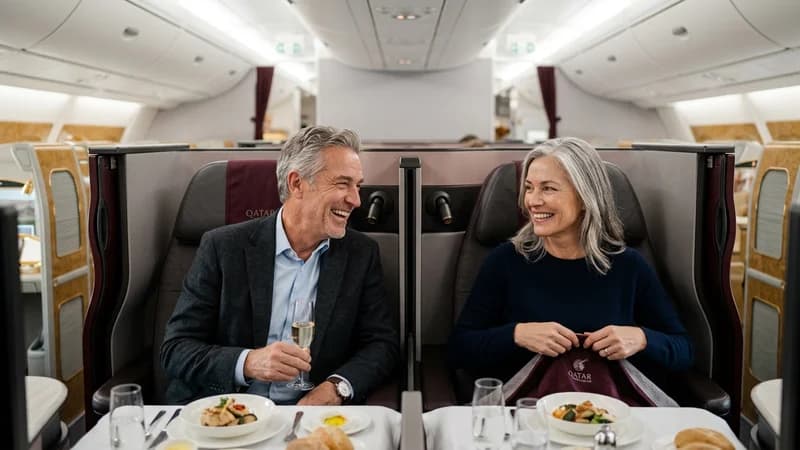 Winning business class cabin