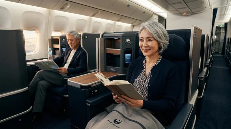 JAL cabin