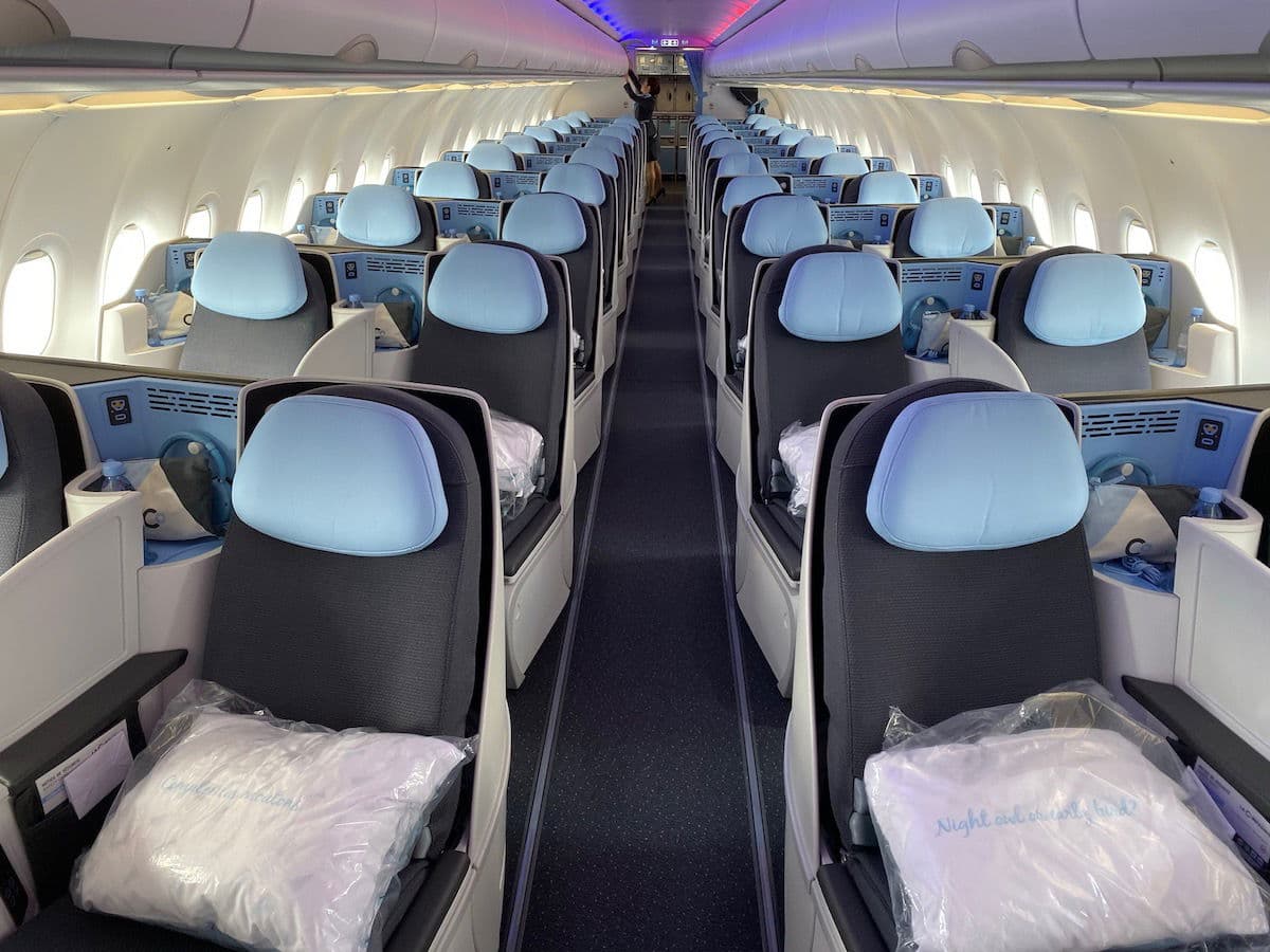 La Compagnie Business Class cabin interior