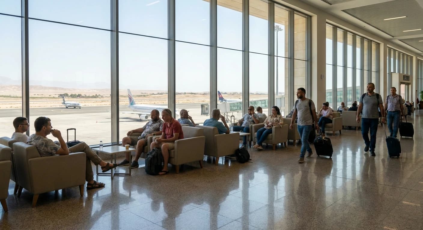 King Hussein International Airport terminal in Aqaba, Jordan