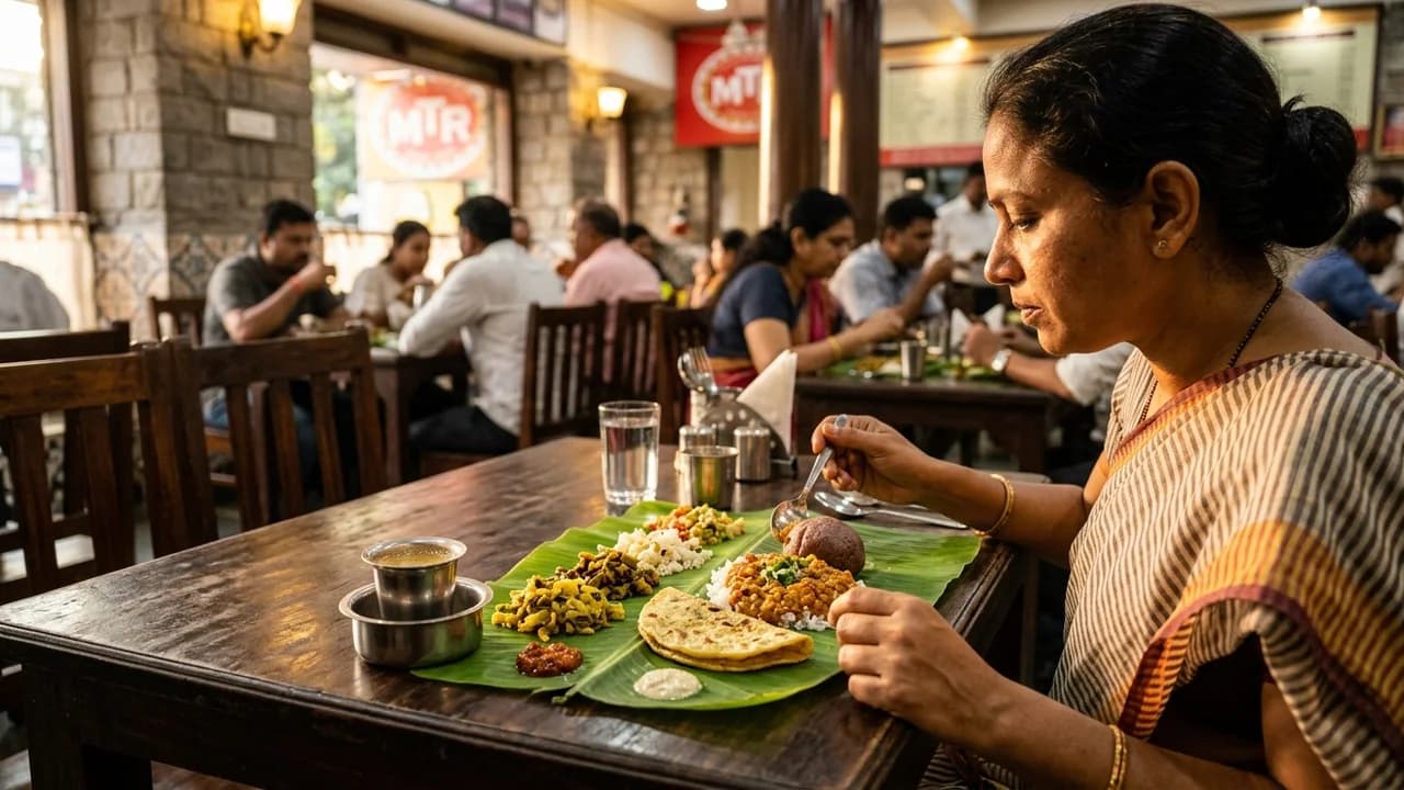 Authentic local cuisine dining experience in Bangalore