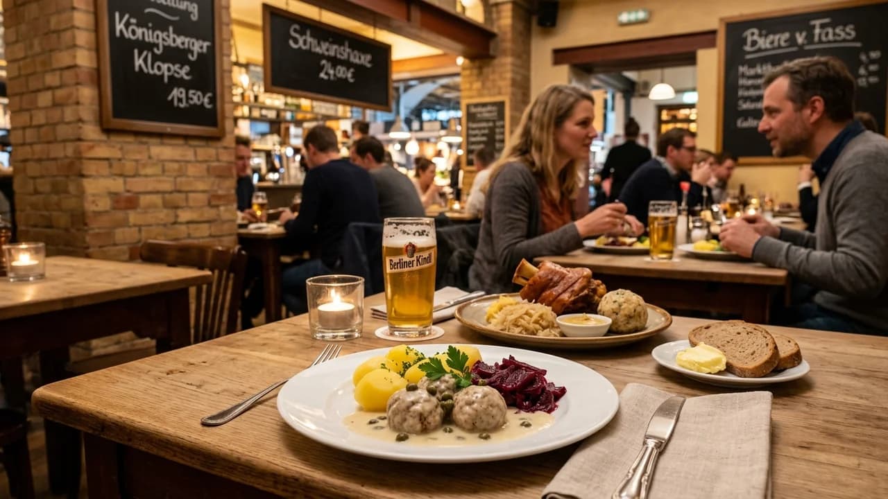 Authentic local cuisine dining experience in Berlin