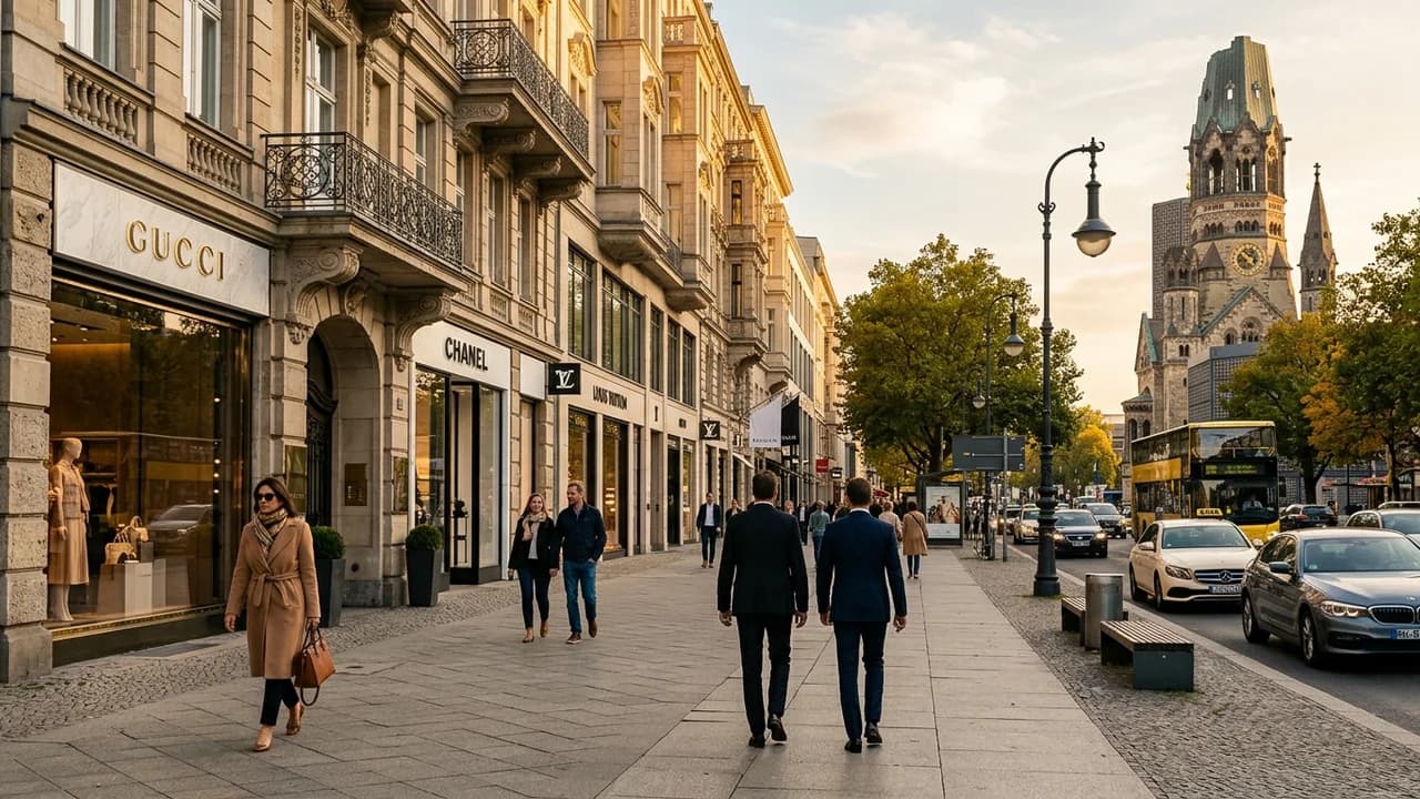 Premium shopping and leisure district in Berlin