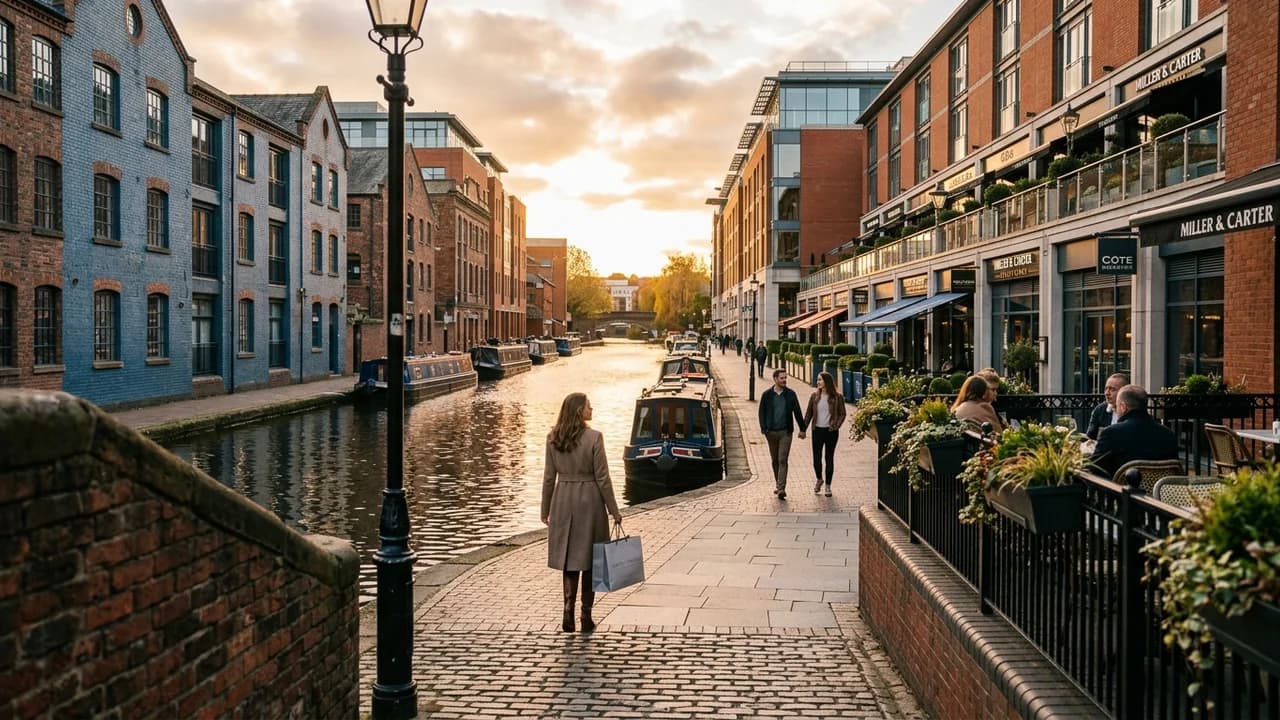 Premium shopping and leisure district in Birmingham