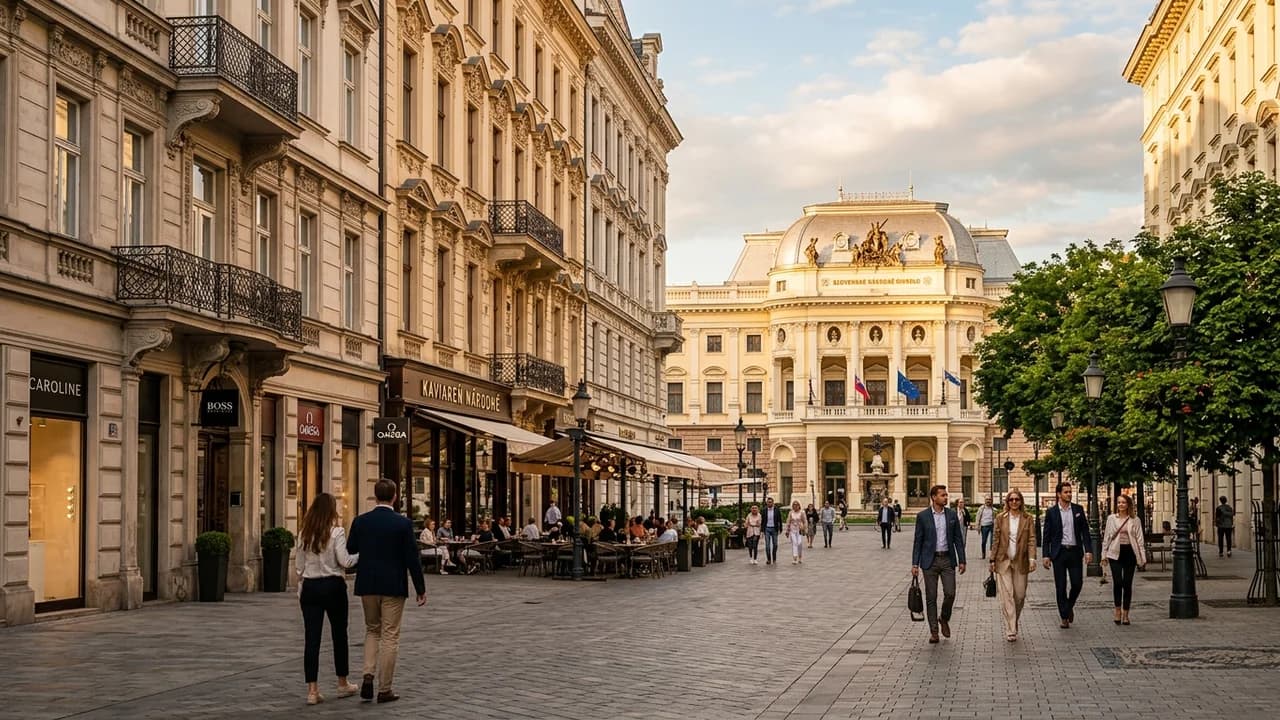 Premium shopping and leisure district in Bratislava