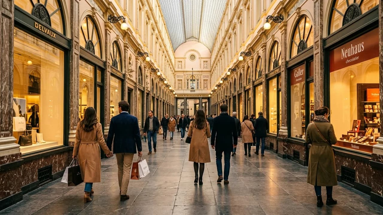 Premium shopping and leisure district in Brussels