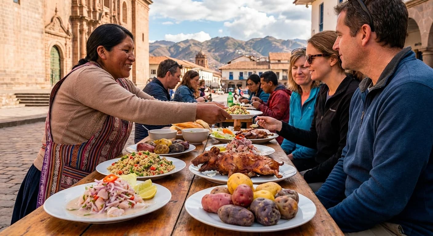Peruvian cuisine in Cusco