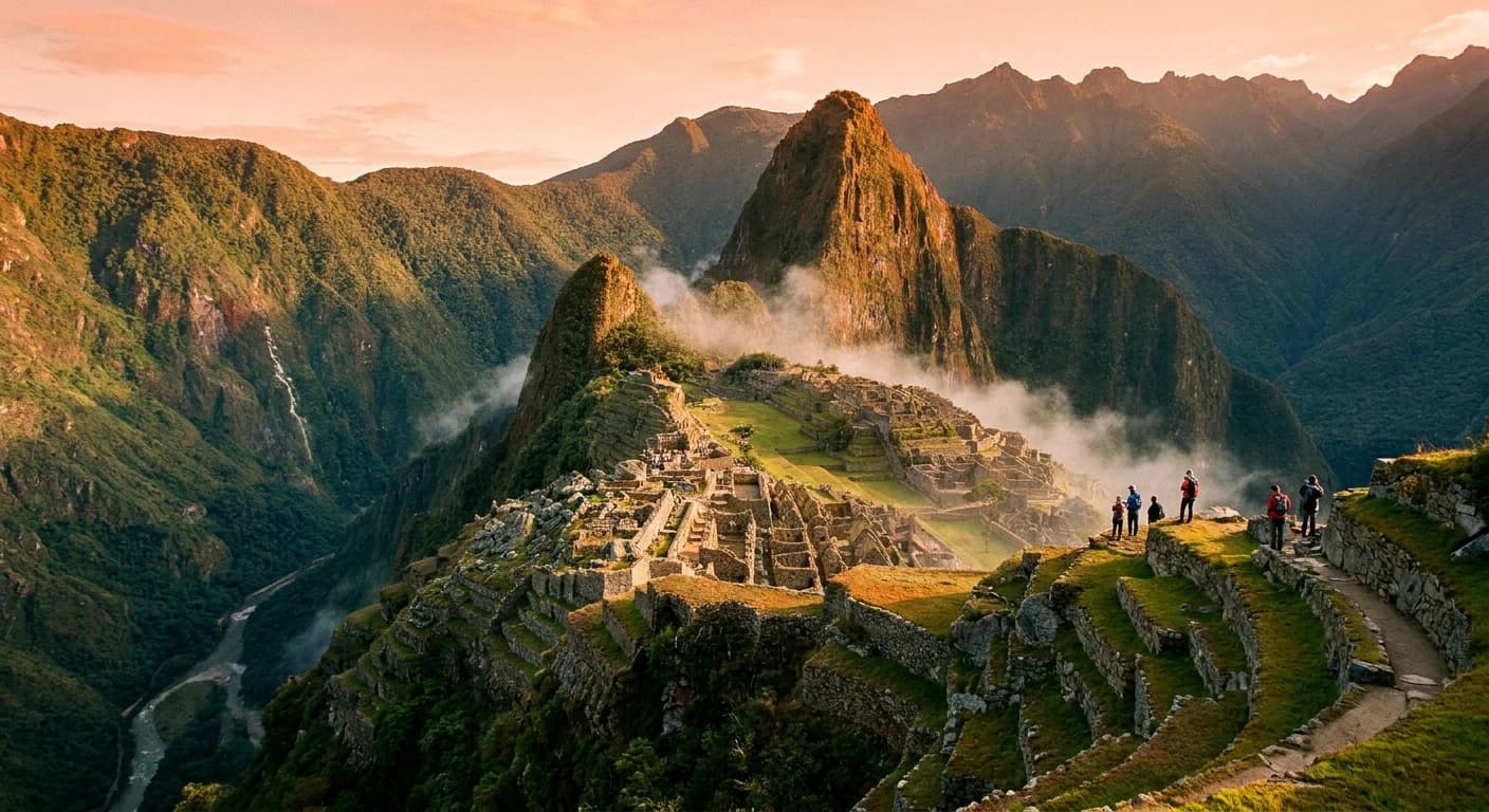 Machu Picchu at sunrise