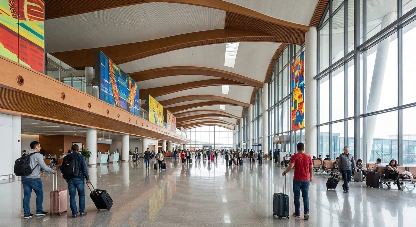 Dalian Zhoushuizi International Airport terminal