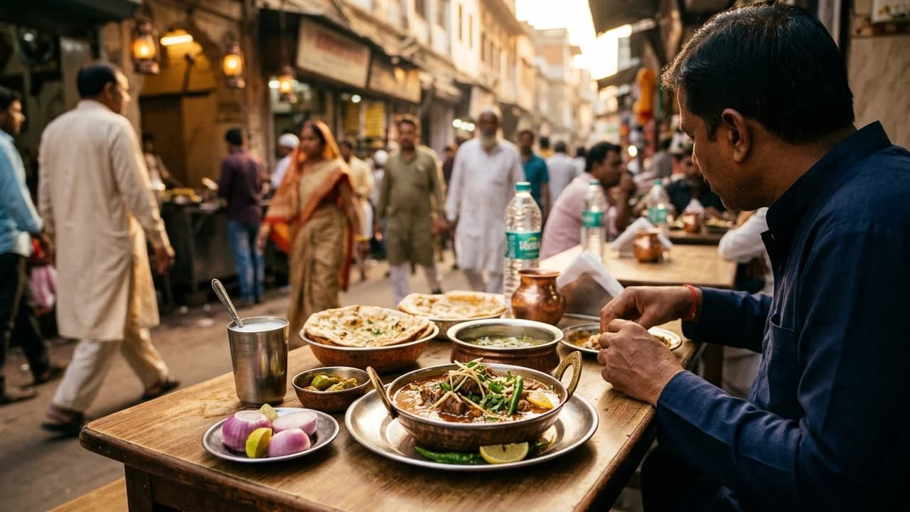 Authentic local cuisine dining experience in Delhi