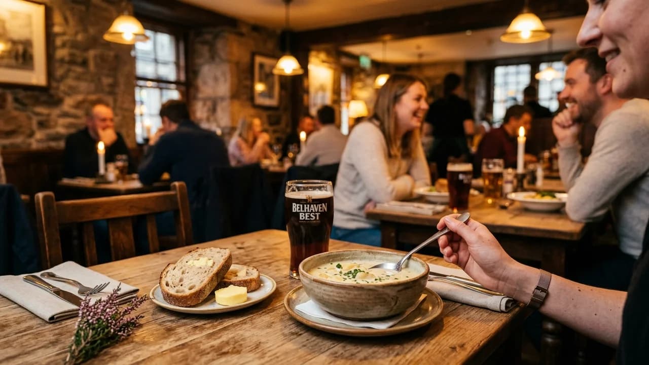 Authentic local cuisine dining experience in Edinburgh