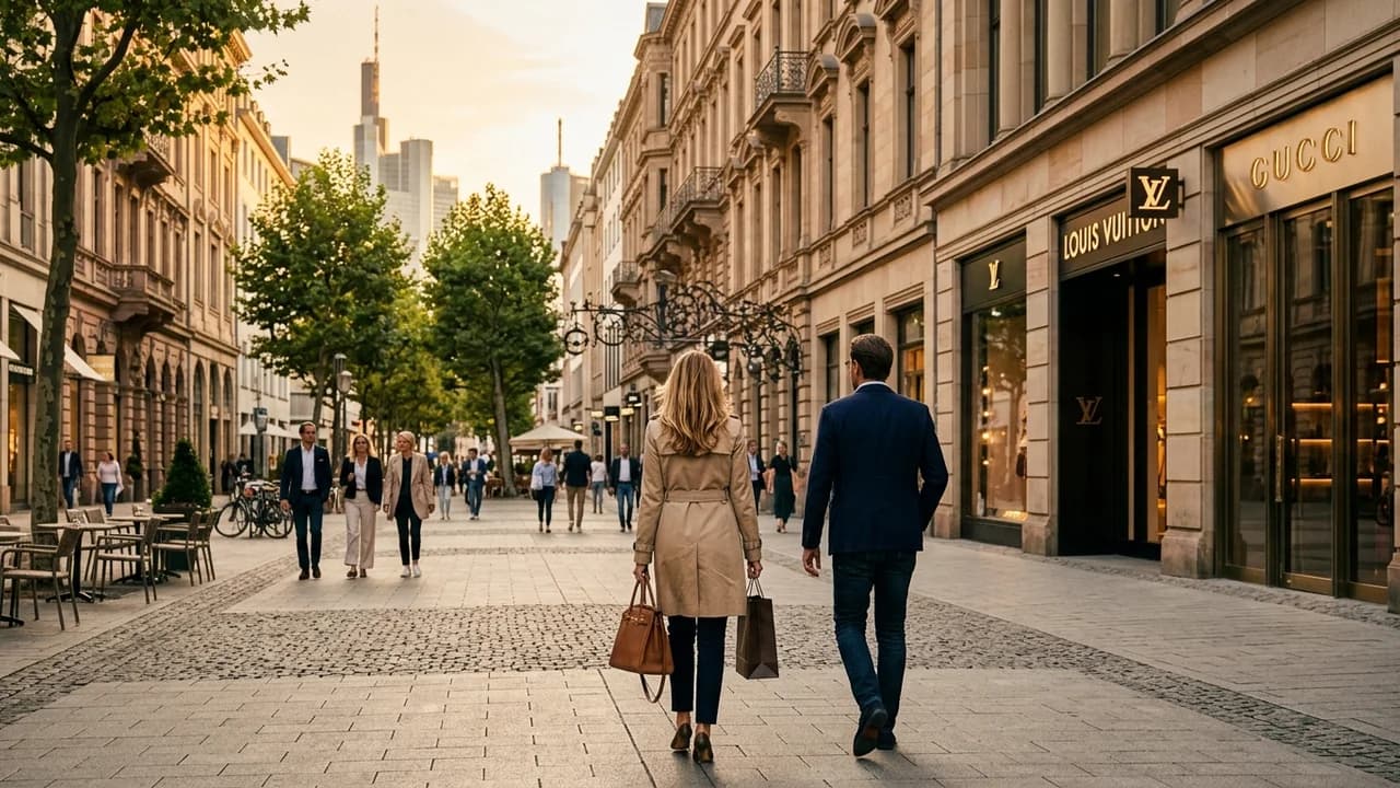 Premium shopping and leisure district in Frankfurt