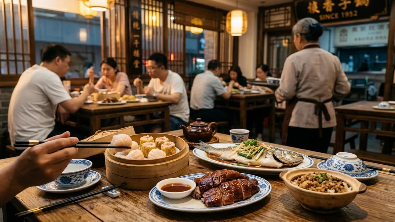Authentic local cuisine dining experience in Guangzhou