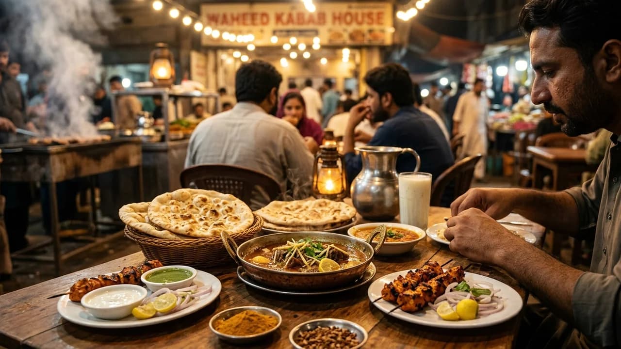 Authentic local cuisine dining experience in Karachi