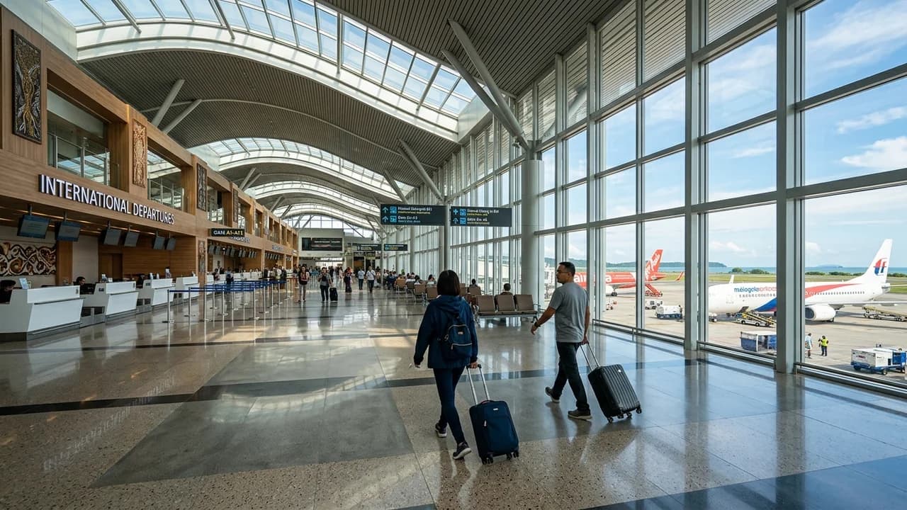 International terminal interior at Kota Kinabalu airport