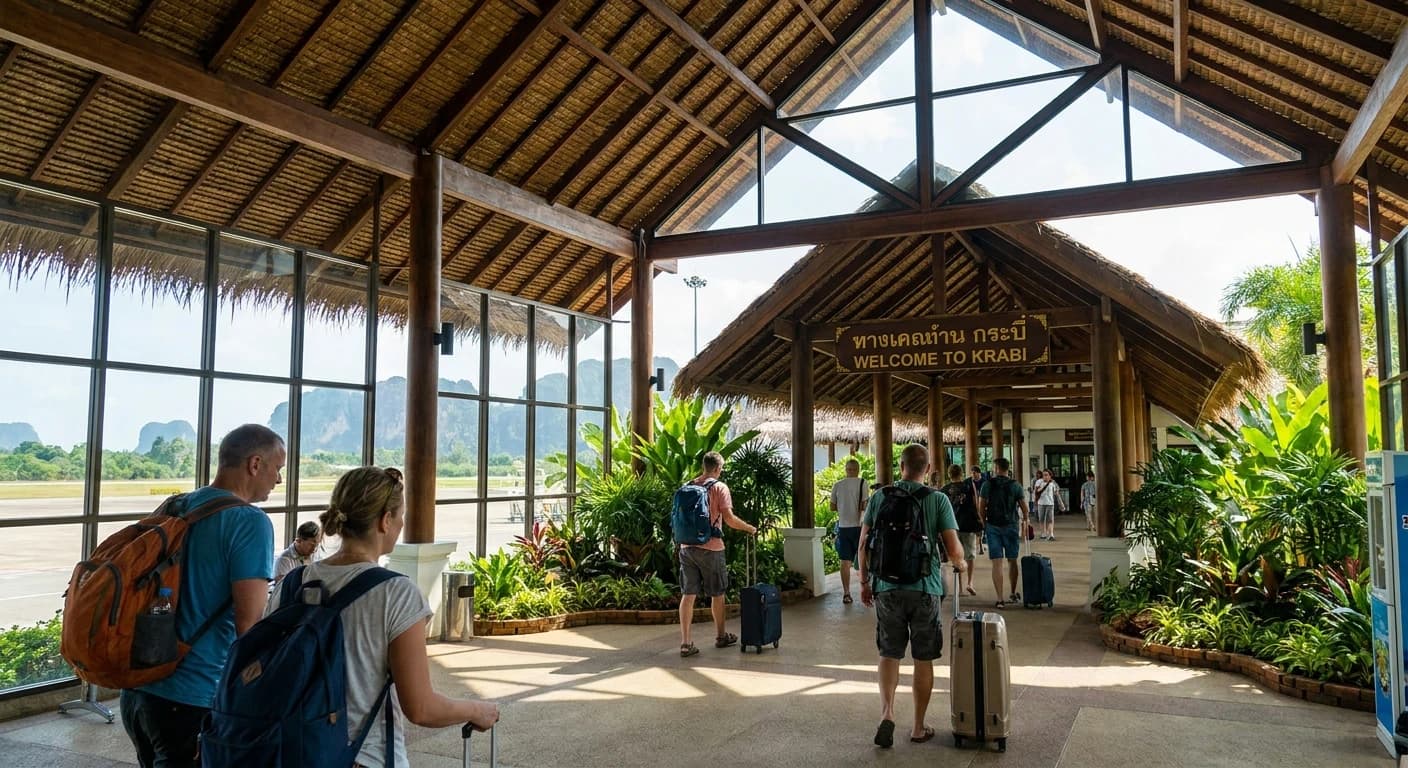 Krabi International Airport arrival terminal