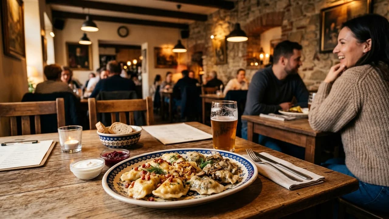 Authentic local cuisine dining experience in Krakow