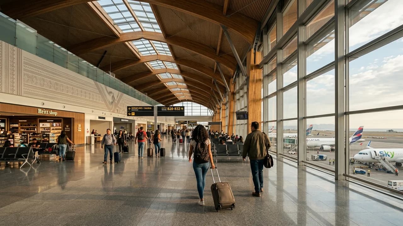 International terminal interior at Lima airport