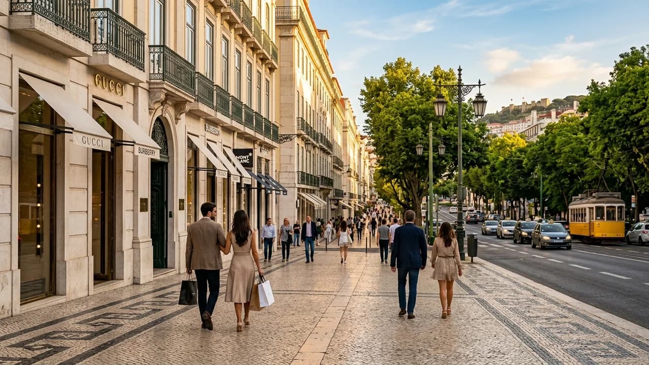 Premium shopping and leisure district in Lisbon