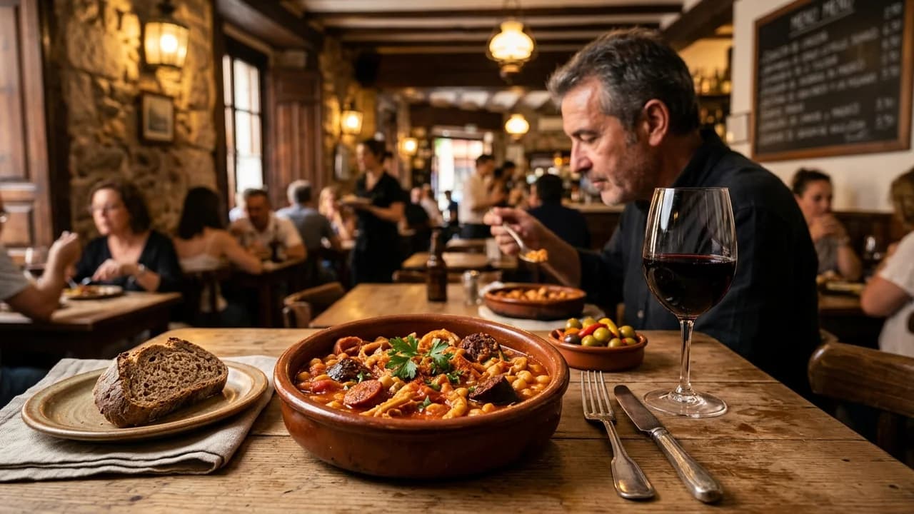 Authentic local cuisine dining experience in Madrid