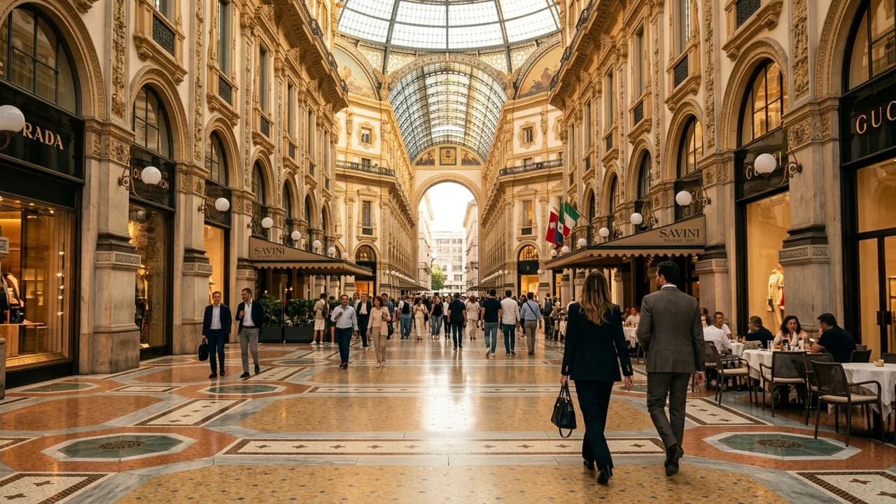 Premium shopping and leisure district in Milan
