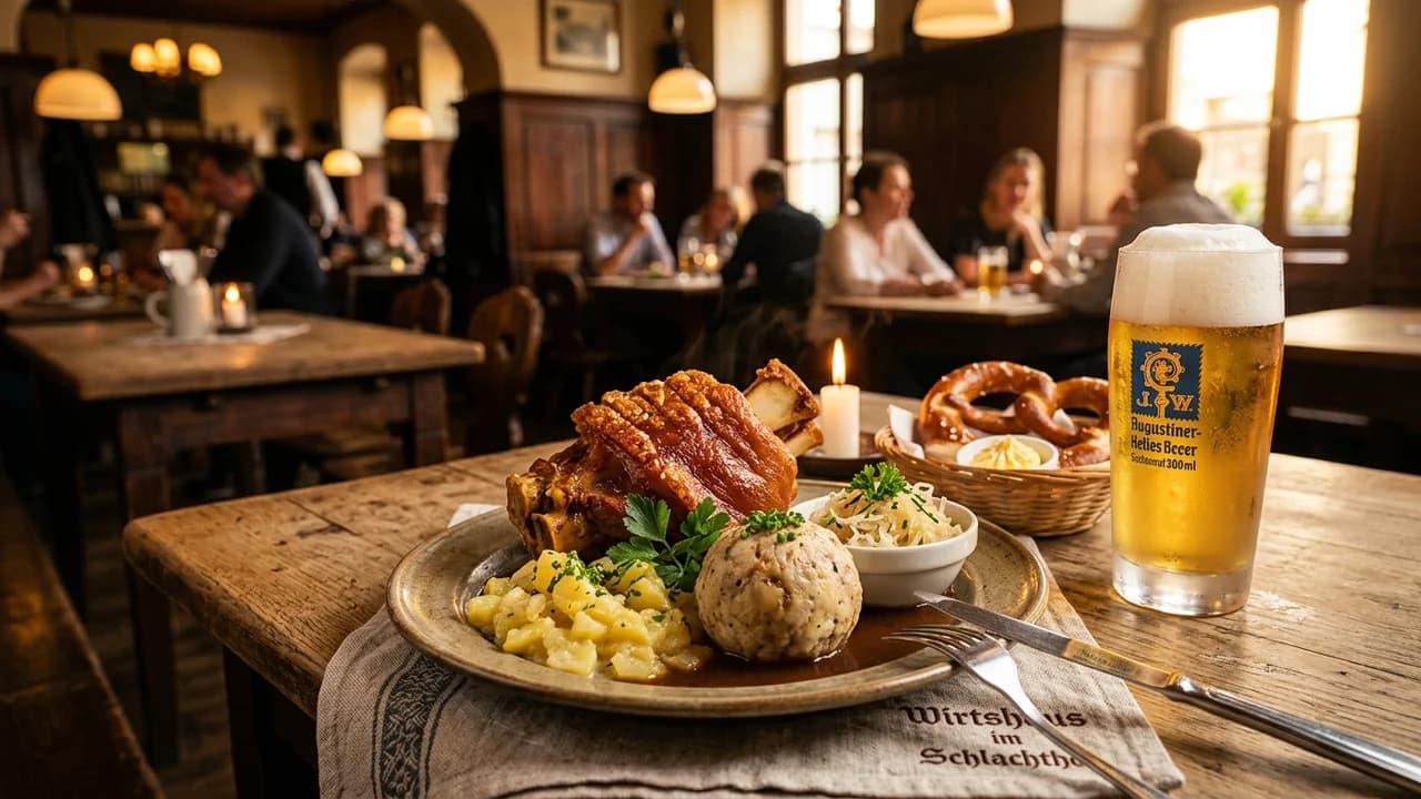 Authentic local cuisine dining experience in Munich