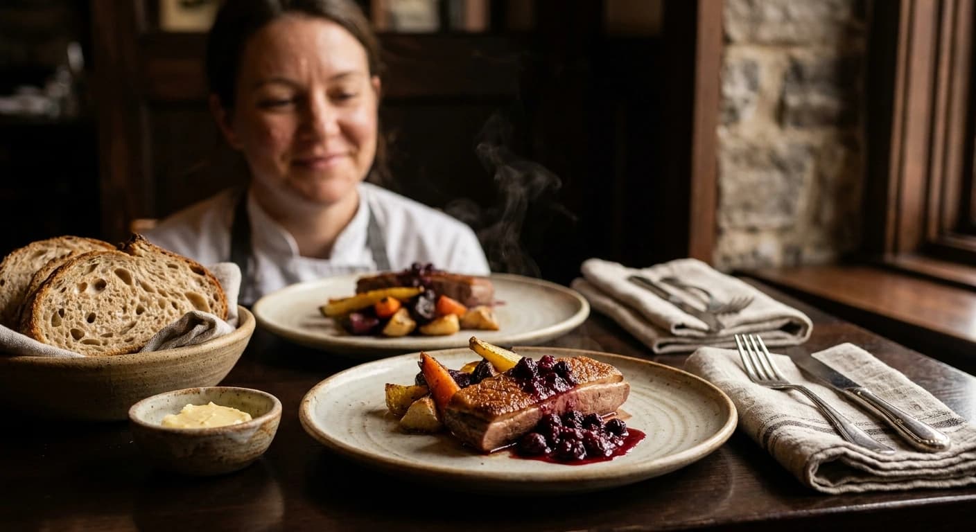 Elegant fine dining experience in Ottawa with Canadian seasonal cuisine