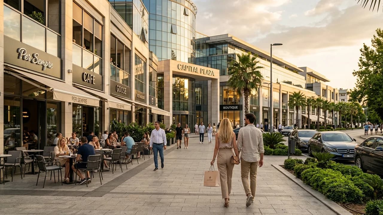 Premium shopping and leisure district in Podgorica