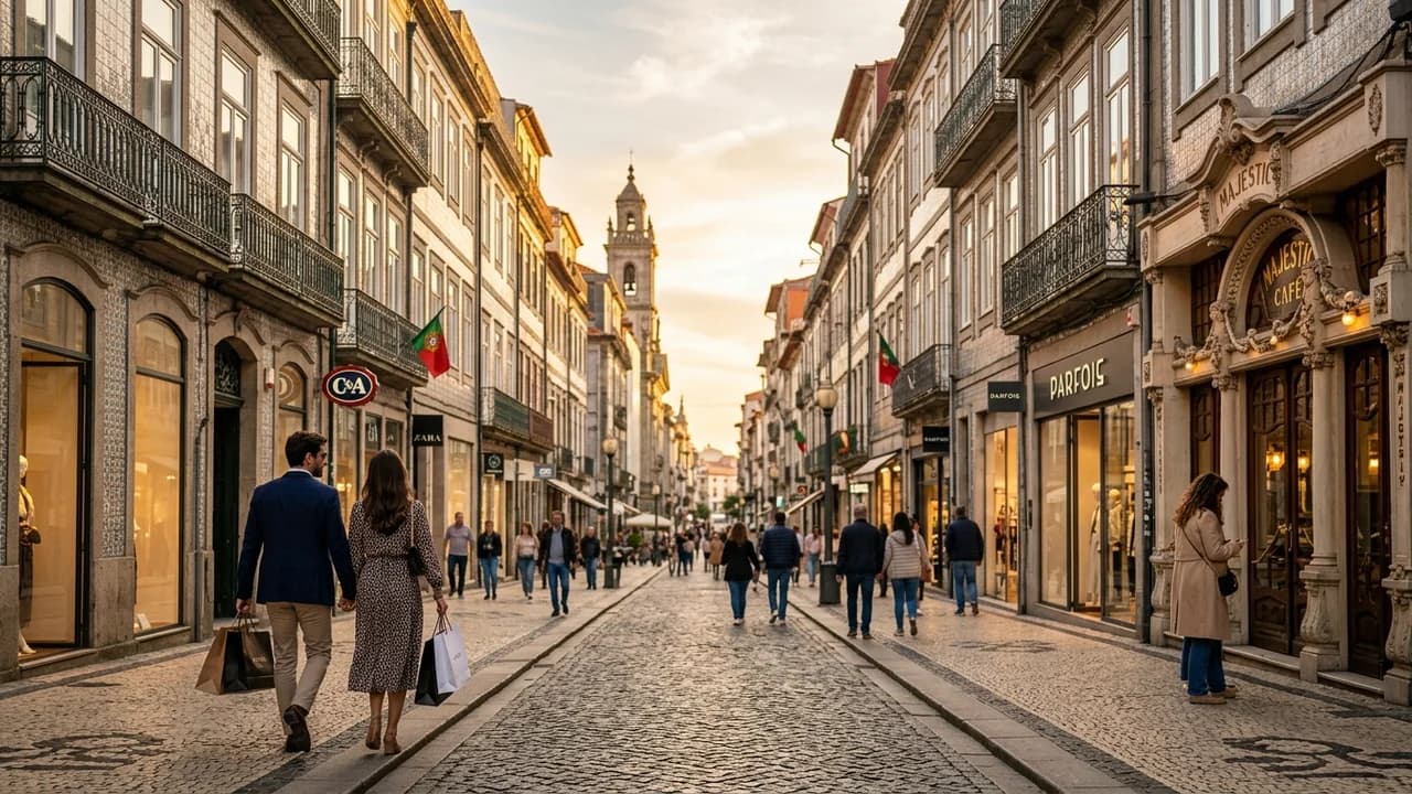 Premium shopping and leisure district in Porto