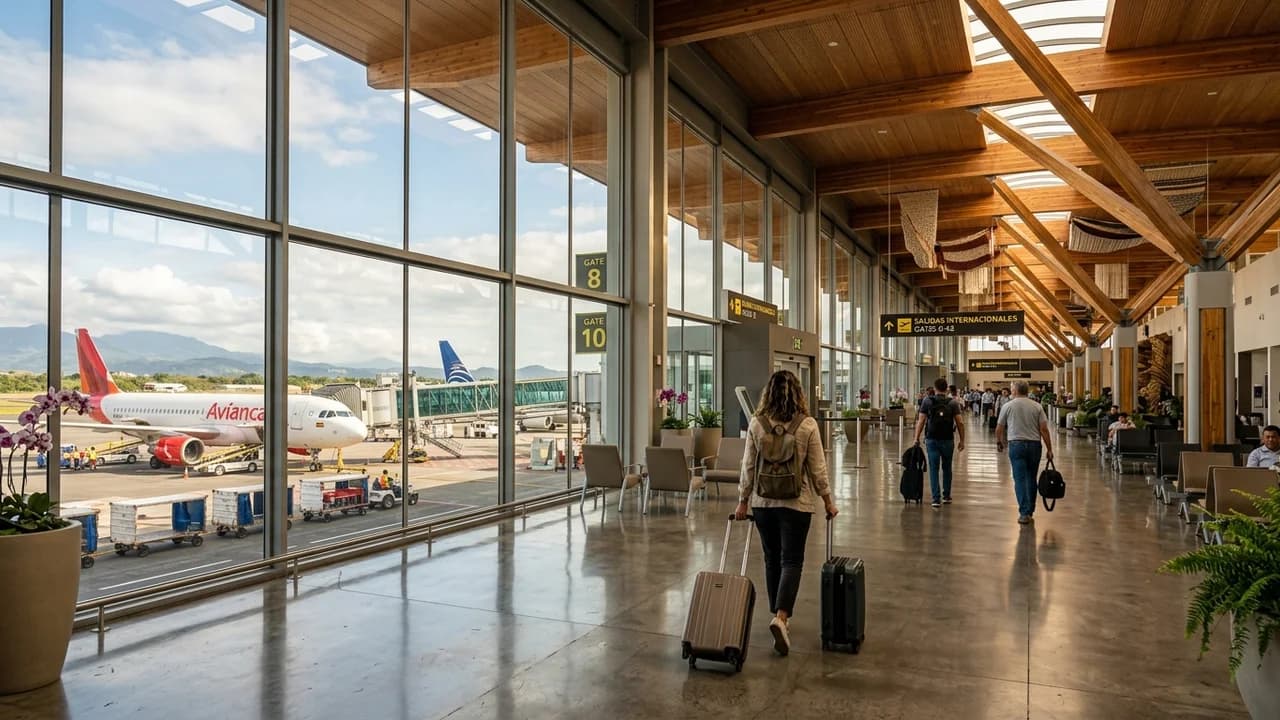 International terminal interior at San José airport