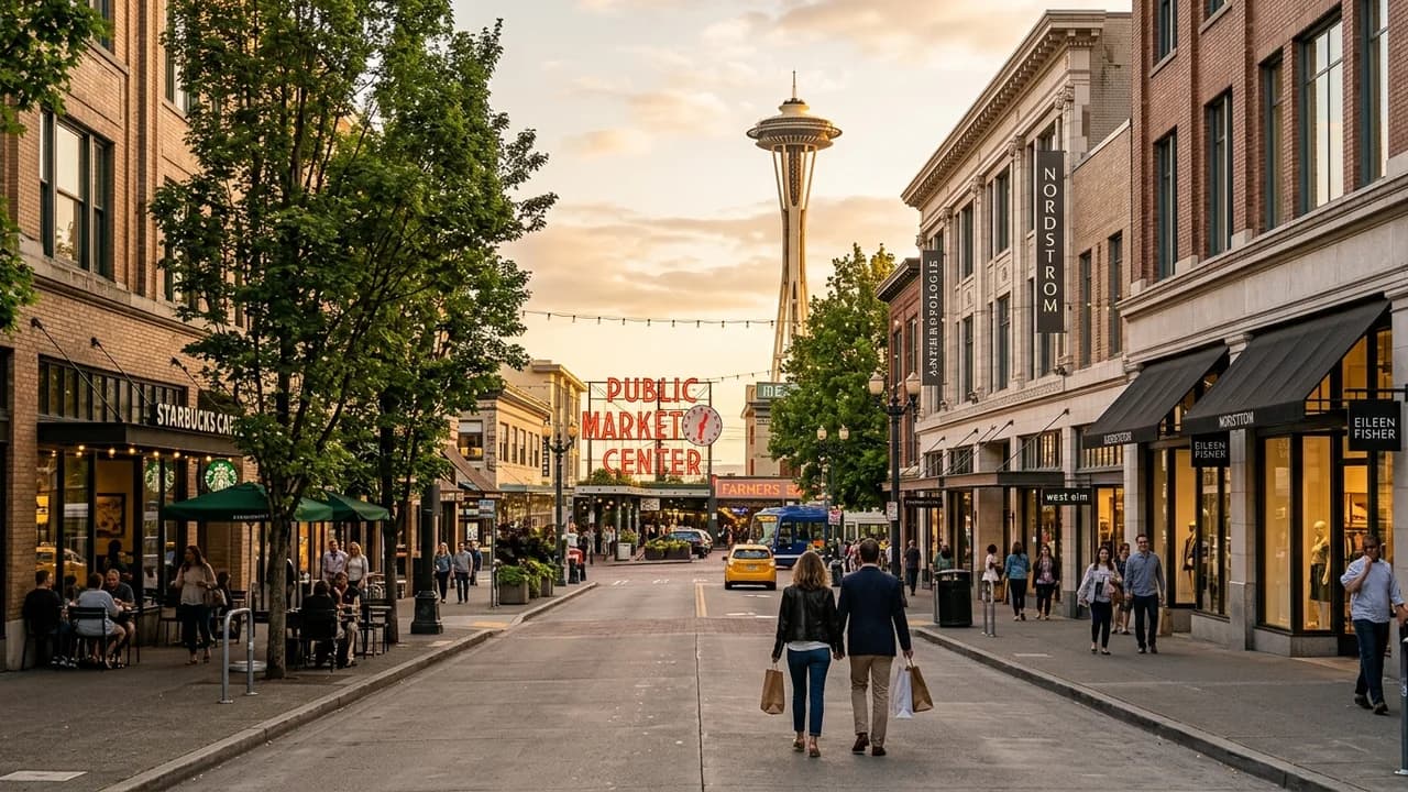 Premium shopping and leisure district in Seattle