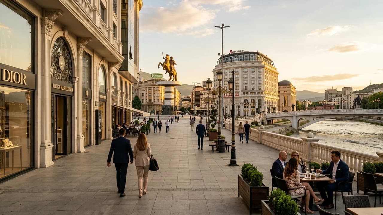 Premium shopping and leisure district in Skopje