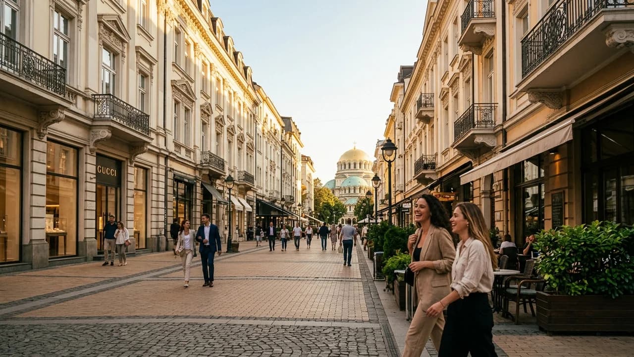 Premium shopping and leisure district in Sofia