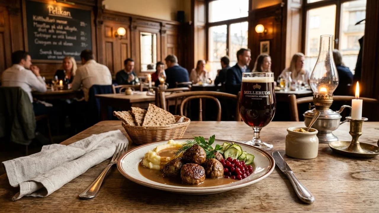 Authentic local cuisine dining experience in Stockholm