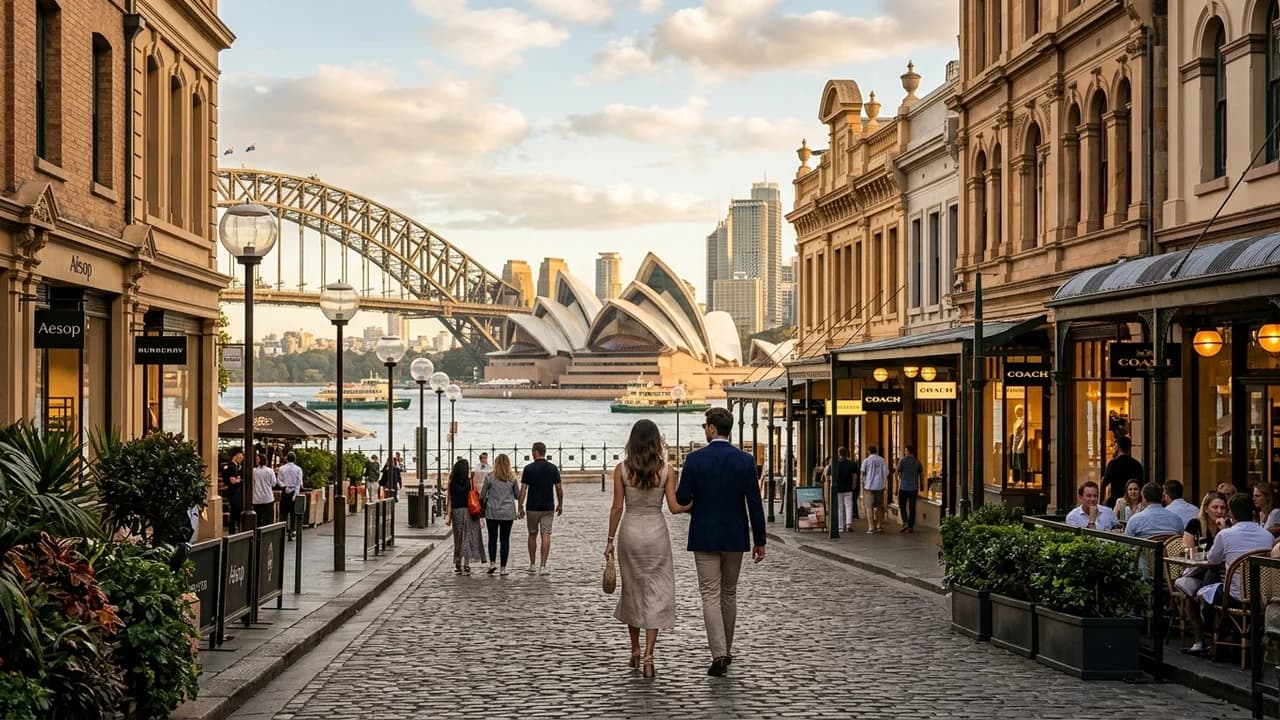 Premium shopping and leisure district in Sydney