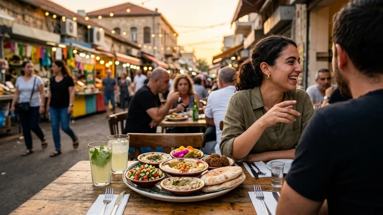 Authentic local cuisine dining experience in Tel Aviv